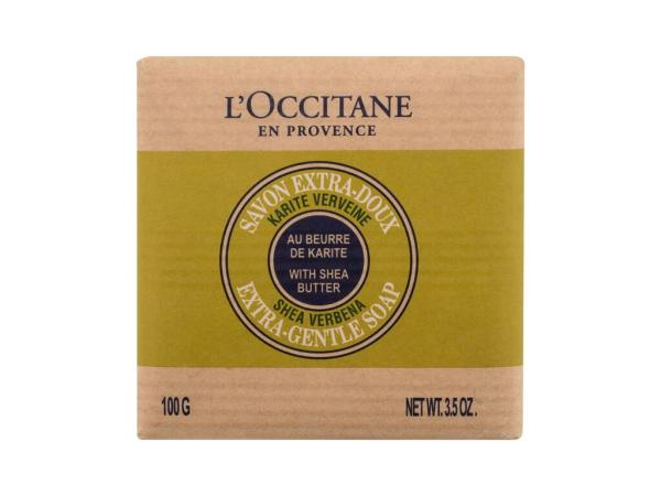 L'Occitane Shea Butter Verbena Extra-Gentle Soap (W) 100g, Tuhé mydlo