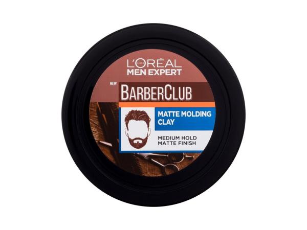 L'Oréal Paris Men Expert Barber Club Messy Hair Molding Clay (M) 75ml, Krém na vlasy
