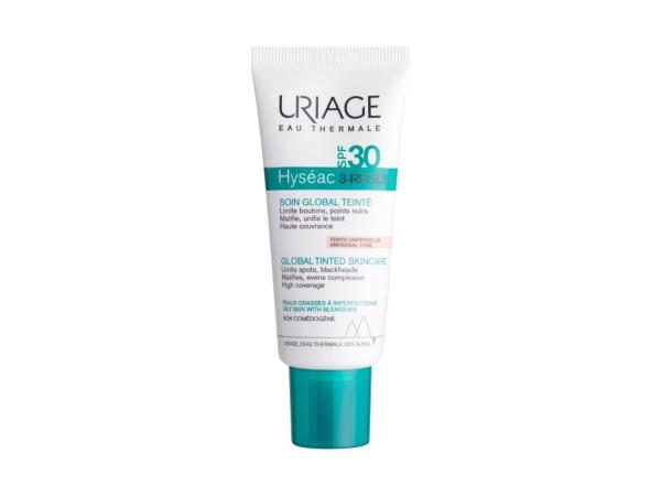 Uriage Hyséac 3-Regul Global Tinted Skincare (U) 40ml, Denný pleťový krém SPF30