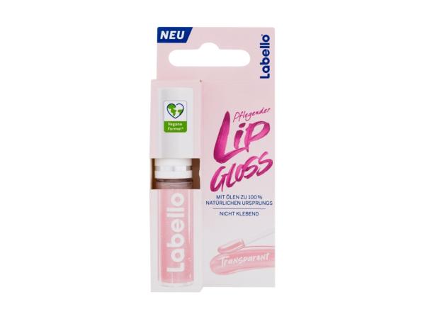 Labello Pflegender Lip Gloss Transparent (W) 5,5ml, Olej na pery