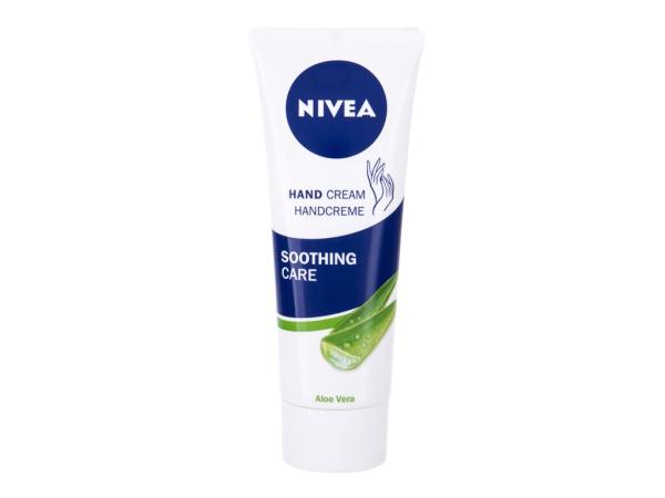 Nivea Hand Care Soothing (W) 75ml, Krém na ruky Aloe Vera & Jojoba Oil