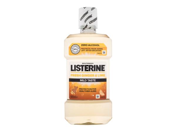 Listerine Fresh Ginger & Lime Mild Taste Mouthwash (U) 500ml, Ústna voda