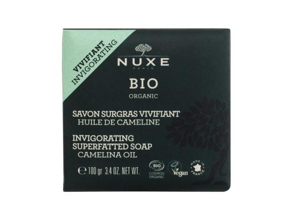 NUXE Bio Organic Invigorating Superfatted Soap (W) 100g, Tuhé mydlo Camelina Oil
