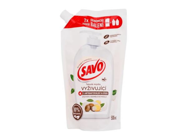 Savo Ginger & Shea Butter Nourishing Liquid Handwash (U) 500ml, Tekuté mydlo Náplň