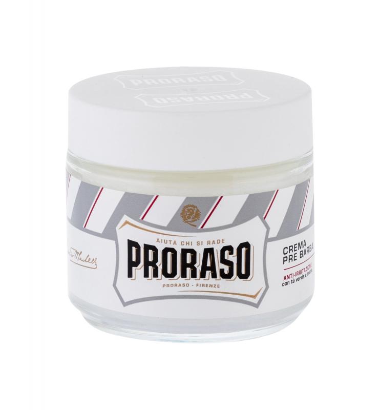 PRORASO White Pre-Shave Cream (M) 100ml, Prípravok pred holením