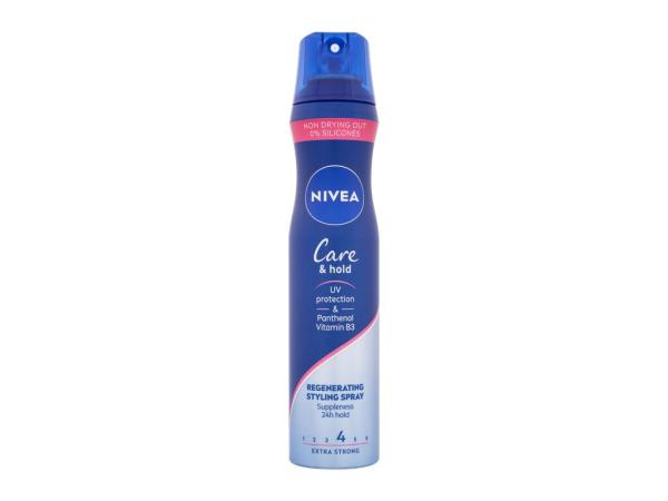 Nivea Care & Hold Regenerating Styling Spray (W) 250ml, Lak na vlasy