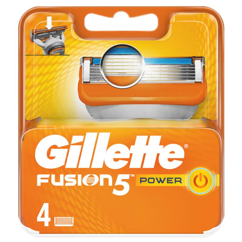 Gillette Fusion5 Power (M) 4ks, Náhradné ostrie