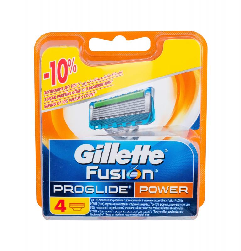 Gillette ProGlide Power (M) 4ks, Náhradné ostrie