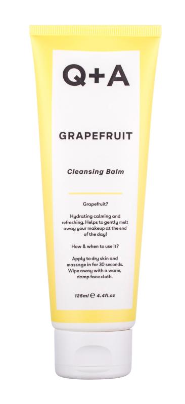 Q+A Grapefruit Cleansing Balm (W) 125ml, Čistiaci gél