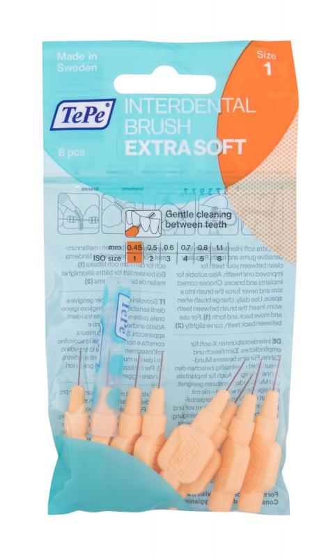 TePe Extra Soft (U) 8ks, Medzizubná kefka 0,45 mm