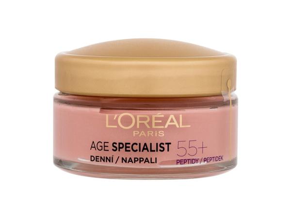 L'Oréal Paris Age Specialist 55+ Anti-Wrinkle Brightening Care (W) 50ml, Denný pleťový krém