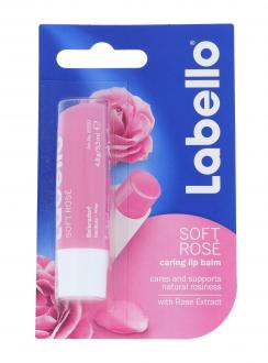 Labello Soft Rose 24h Moisture Lip Balm (W) 4,8g, Balzam na pery