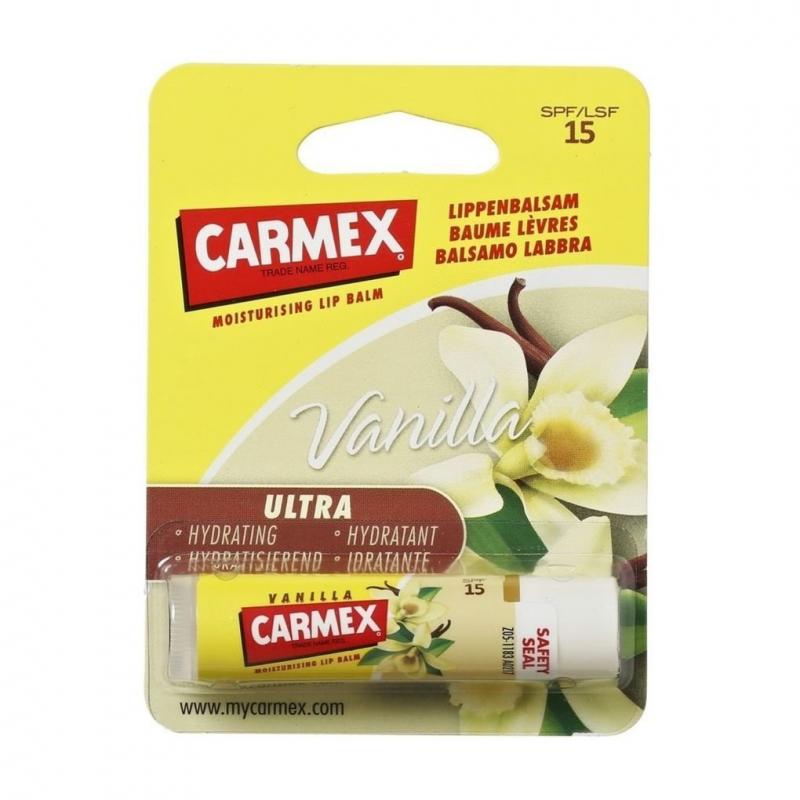 Carmex Ultra Moisturising Lip Balm (W) 4,25g, Balzam na pery Vanilla SPF15