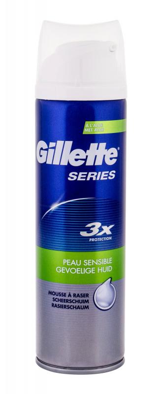 Gillette Series Sensitive (M) 250ml, Pena na holenie