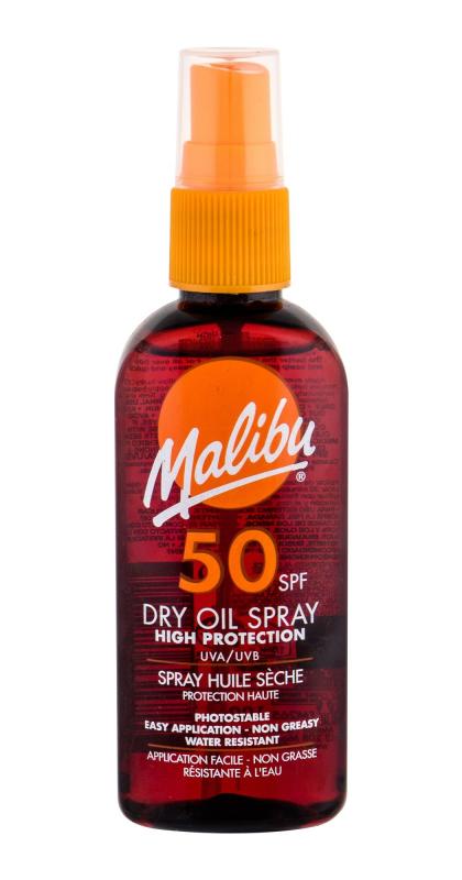 Malibu Dry Oil Spray (W) 100ml, Opaľovací prípravok na telo SPF50