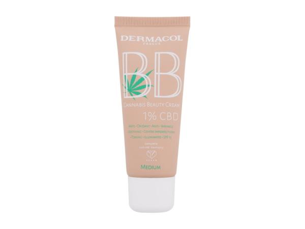 Dermacol BB Cream Cannabis Beauty Cream 2 Medium (W) 30ml, BB krém SPF15