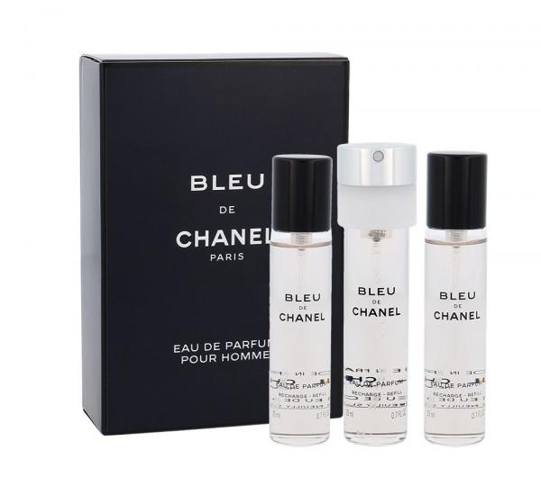 Bleu de Chanel (M) 60ml, Parfumovaná voda Náplň 3x 20 ml