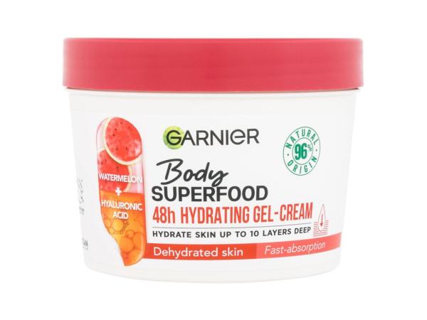 Garnier Body Superfood 48h Hydrating Gel-Cream (W) 380ml, Telový krém Watermelon & Hyaluronic Acid