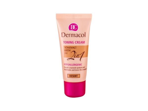 Dermacol Toning Cream 2in1 Desert (W) 30ml, BB krém