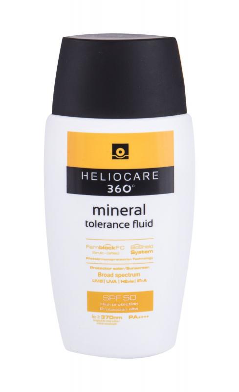 Heliocare 360 Mineral Tolerance (U) 50ml, Opaľovací prípravok na tvár SPF50