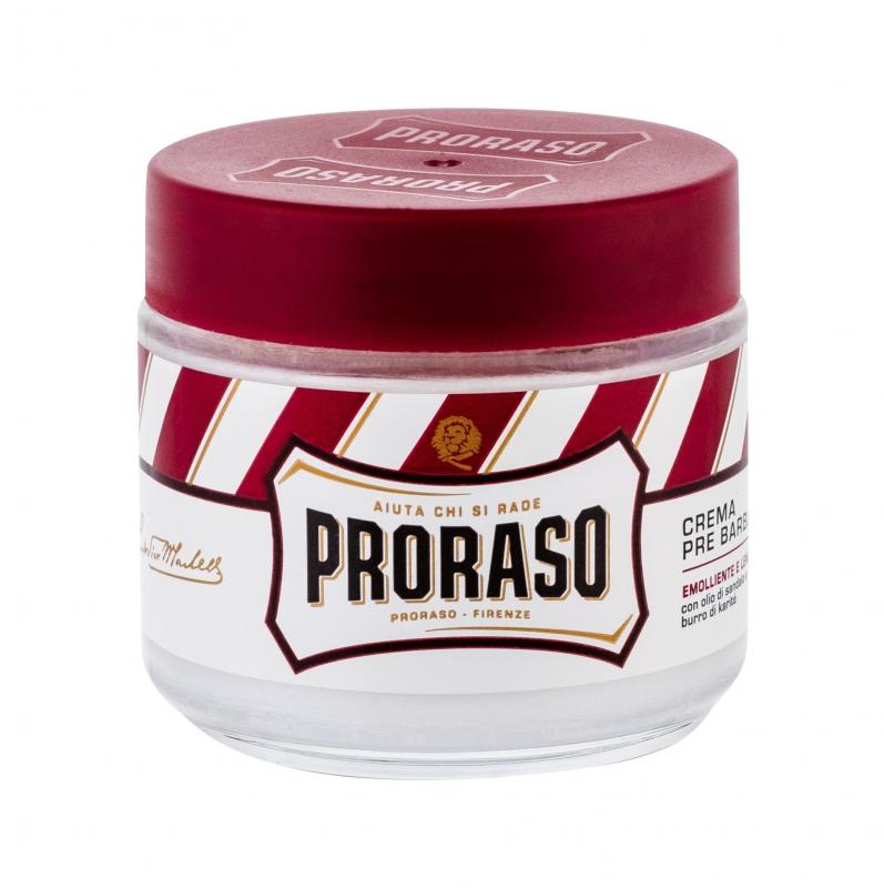 PRORASO Red Pre-Shave Cream (M) 100ml, Prípravok pred holením