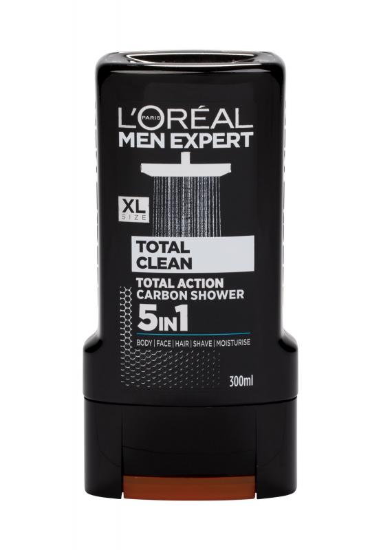 L'Oréal Paris Men Expert Total Clean (M) 300ml, Sprchovací gél 5 in 1