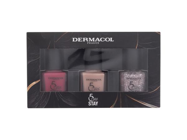 Dermacol 5 Day Stay Nail Polish Collection (W) 11ml, Lak na nechty