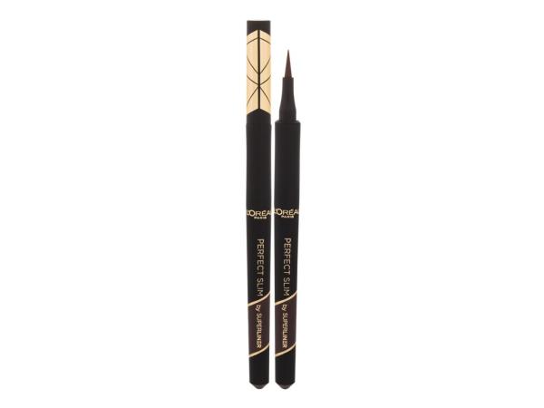 L'Oréal Paris Super Liner Perfect Slim 03 Brown (W) 0,28g, Očná linka Waterproof