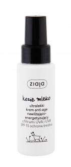 Ziaja Goat´s Milk Ultralight Face Cream (W) 50ml, Denný pleťový krém SPF 15